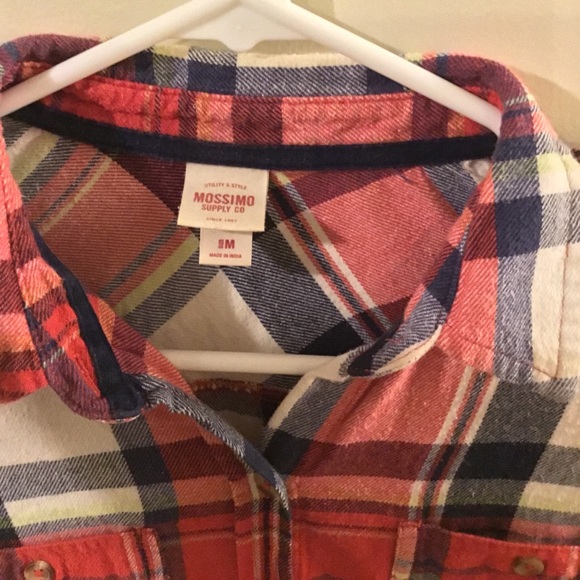 S/M Plaid Flannel Shirt - Picture 2 of 3